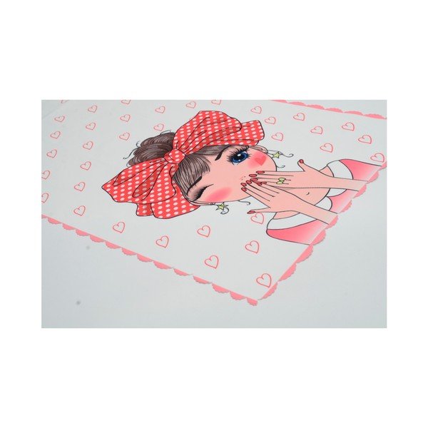 Běhoun na stůl z mikrovlákna Minimalist Cushion Covers Cute Girl, 45 x 145 cm-image-1