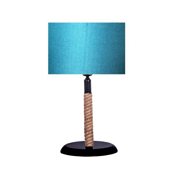 Stolní lampa s tyrkysovým stínítkem lampa Kate Louise Rope