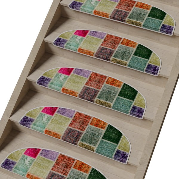 Trepivaibad 16 tk komplektis 20x65 cm Patchwork - Vitaus-image-1