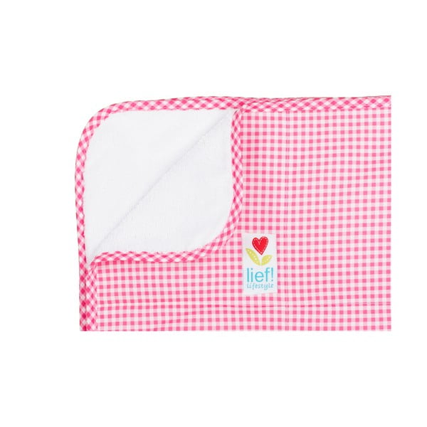 Roosa ja valge voodipesu , 100 x 150 cm - Tiseco Home Studio-image-1