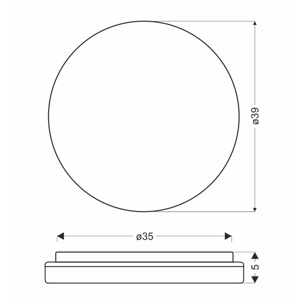 LED laevalgusti ø 39 cm Gandava - Candellux Lighting-image-2