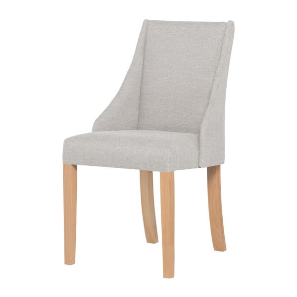 Krémová židle s hnědými nohami Ted Lapidus Maison Absolu