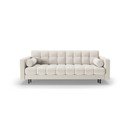 Kreem panipaigaga diivanvoodi 222 cm Bali - Cosmopolitan Design
