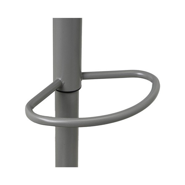 Hallid kunstnahast reguleeritava kõrgusega baaritoolid 2tk komplektis (istme kõrgus 56,5 cm) - Casa Selección-image-2