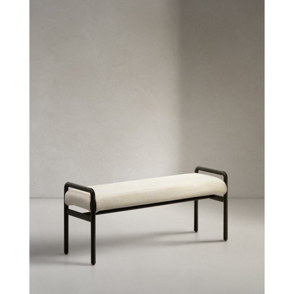 Must-kreem šenillist pink Macaret - Kave Home-image-3