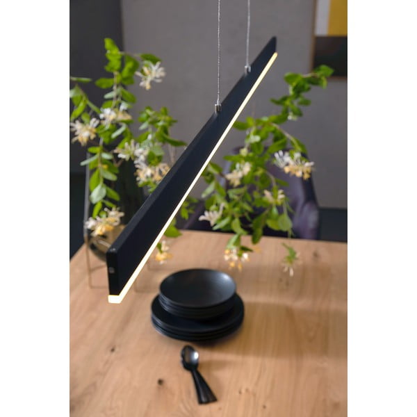 Must dimmerdatav LED rippvalgusti Straight - Fischer & Honsel-image-2