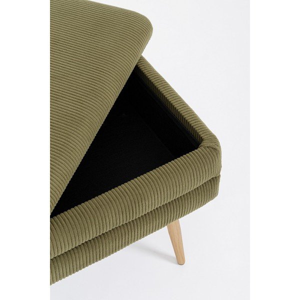 Roheline polsterdatud pink Olga - Bizzotto-image-1