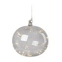 Hall rippuv jõulu valguskaunistus ø 18 cm Lina – Markslöjd