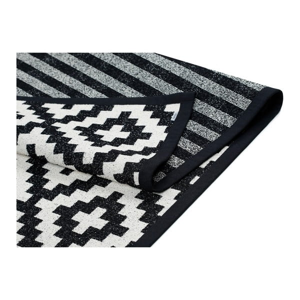 Must-valge mustriga kahepoolne vaip , 160 x 230 cm Viki - Narma-image-2