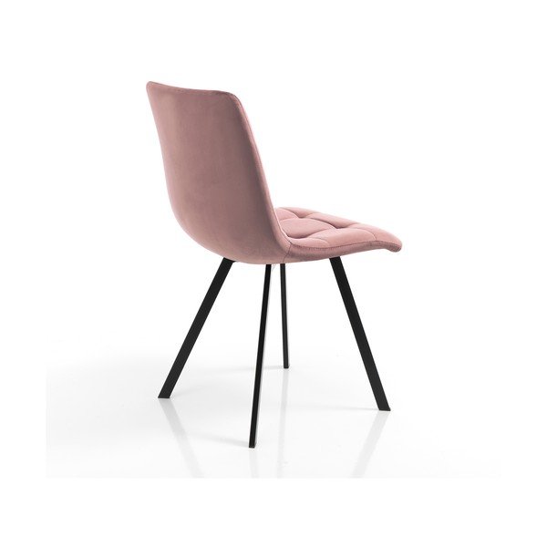 Roosad sametist söögitoolid 2tk komplektis Toffee - Tomasucci-image-3