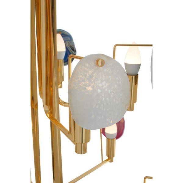 Metallist ripplamp kuldses värvitoonis Glamour - Premier Housewares-image-4