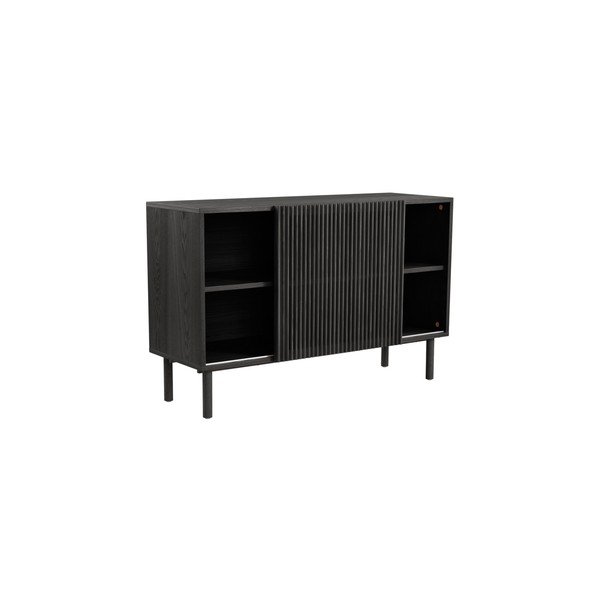 Must kapp saarepuust dekooriga ja lükandustega 124x80x45 cm Sion - Jotex-image-2