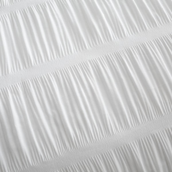 Valge üheinimesevoodipesu 135x200 cm Seersucker - Catherine Lansfield-image-4