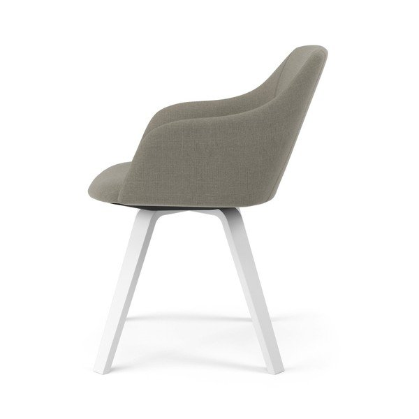 Sada 2 světle šedých jídelních židlí Tenzo Sofia-image-1