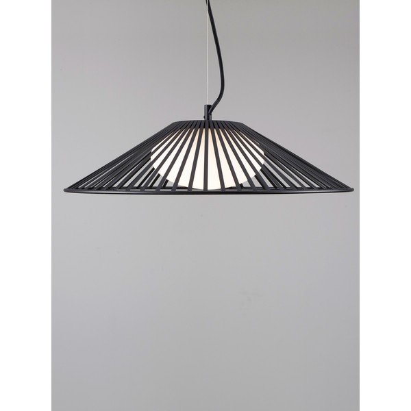 Matt must metallist LED-ripplamp klaasist varjuga, ø 50 cm Brume - Nova Luce-image-4