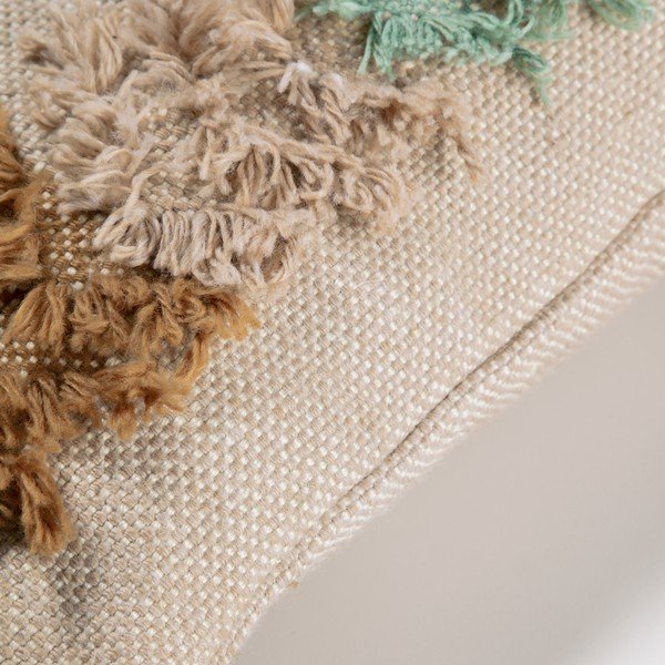 Pruun taaskasutatud plastikust padjapüür, 45 x 45 cm Dalila - Kave Home-image-1