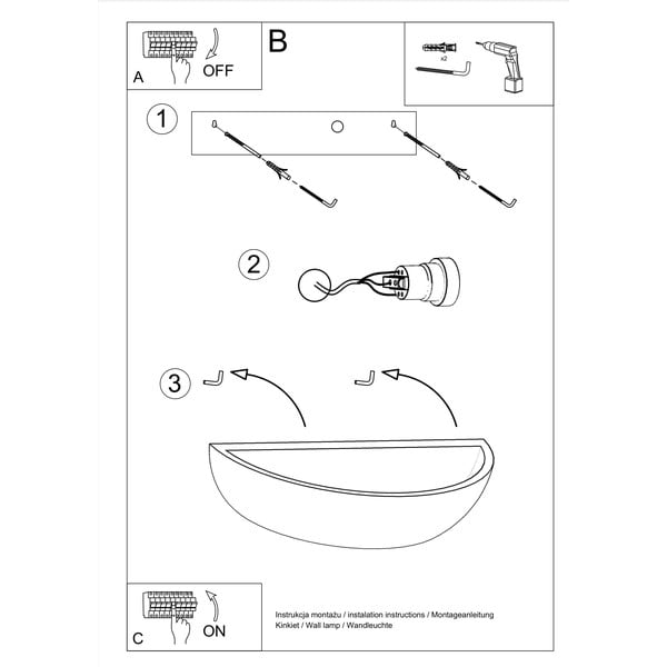 Keraamiline seinalamp Arto - Sollux-image-4
