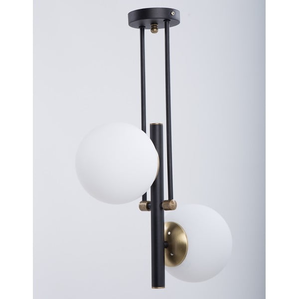 Must-valge laevalgusti ø 15 cm Libra - Squid Lighting-image-2