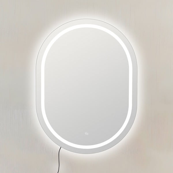 Valgustusega seinapeegel 60x80 cm - Ixia-image-1