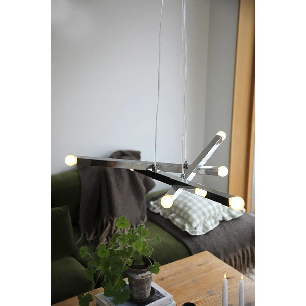 Metallist ripplamp hõbedases värvitoonis Stack - Markslöjd-image-1