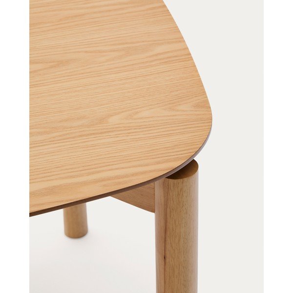 Saarepuidu spoonist söögilaud 90x160 cm Indara - Kave Home-image-1