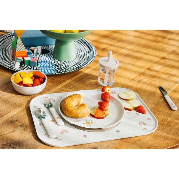 Plastikust laste õhtusöögikomplekt 6 osa Little Farm - Mepal-image-1