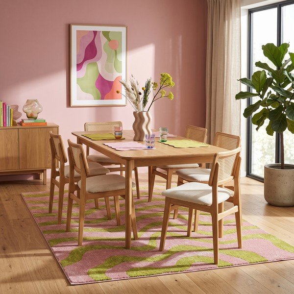 Roheline/roosa vaip 160x230 cm Aurora - ESTE-image-2