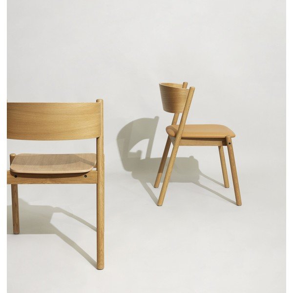 Tammepuust söögitoolid Oblique - Hübsch-image-1