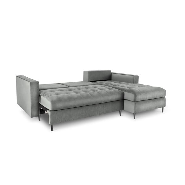 Helehall sametne nurgadiivan , paremas nurgas Santo - Milo Casa-image-4