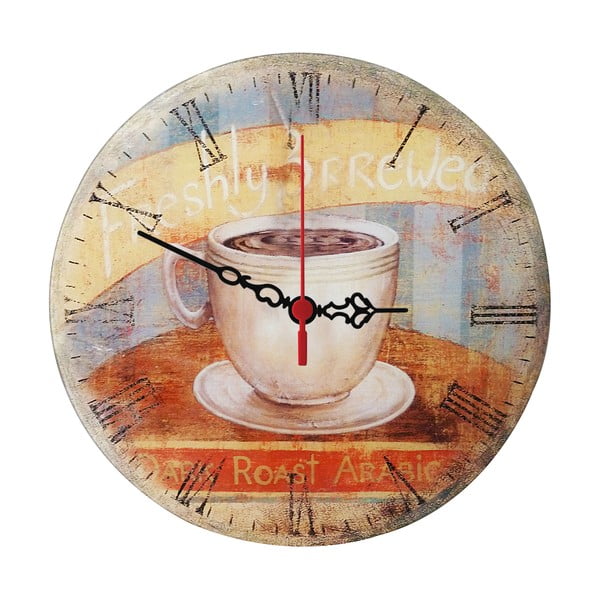 Nástěnné hodiny Roast Arabica, 30 cm