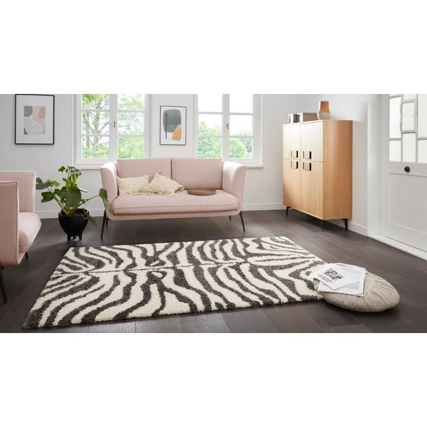 Hall/beež vaip 150x80 cm Striped Animal - Ragami-image-1