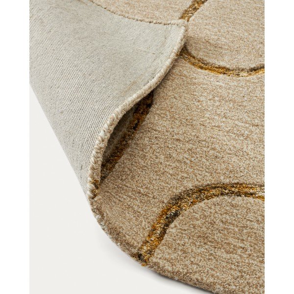 Beež villane vaip 160x230 cm Magin - Kave Home-image-4