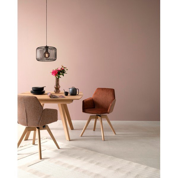 Must rippvalgusti metallist varjuga ø 30 cm Cage - Fischer & Honsel-image-1