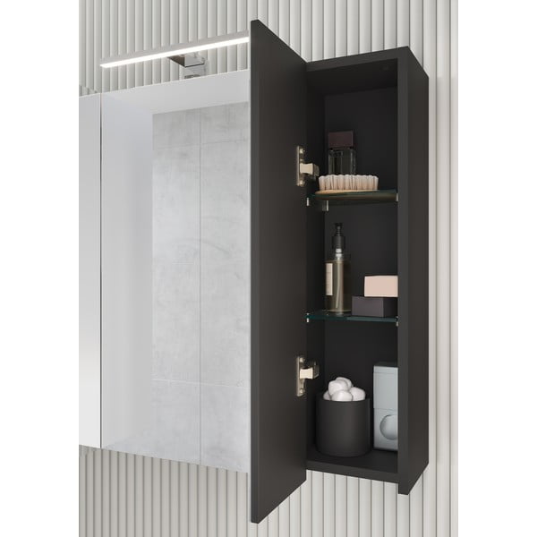 Tumehall vannitoakapp koos peegliga 76x71 cm - Germania-image-1