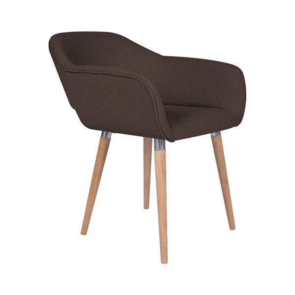 Hnědá jídelní židle Cosmopolitan Design Napoli-image-1