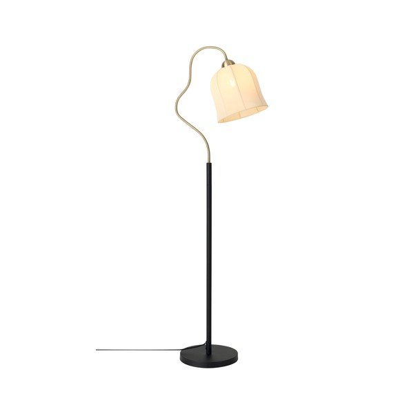 Valge/must kangast põrandalamp (kõrgus 150 cm) Bell - Ellos Home