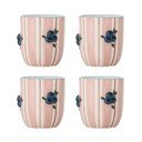 Roosad keraamilised kruusid cappuccino jaoks 4 tk komplektis, 235 ml Carry - Bloomingville