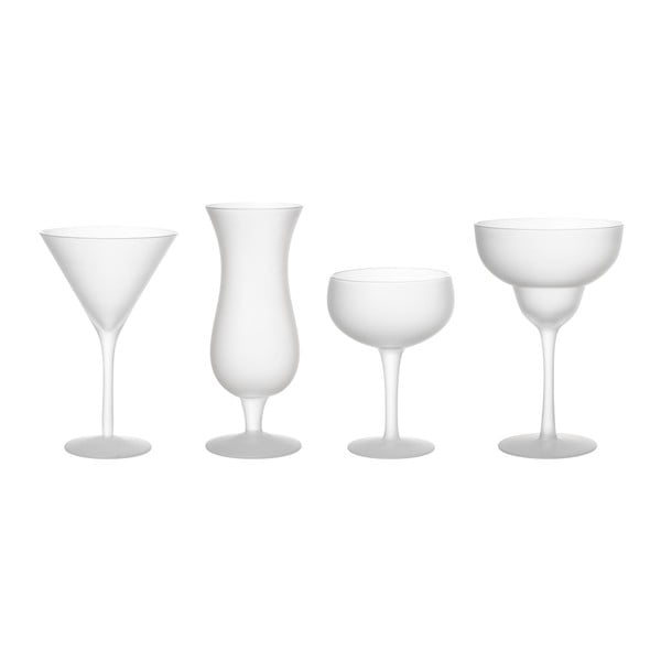 Sada 4 sklenic na koktejly Le Studio Cocktail Frozen Glasses