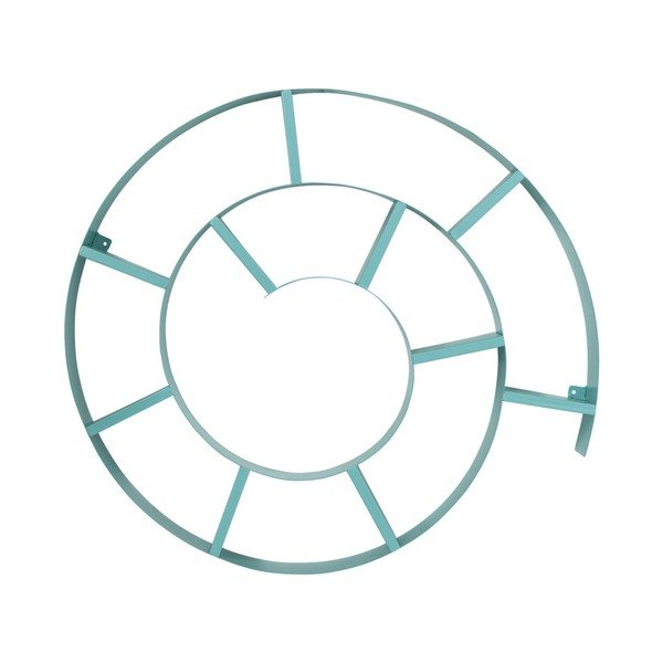 Tyrkysová nástěnná knihovna Kare Design Snail