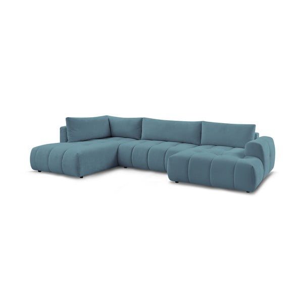 Sinine nurgadiivanvoodi panipaigaga (parem nurk/"U-kujuline") Fuji - Bobochic Paris-image-3