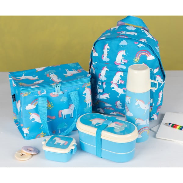 Sinine ükssarviku motiiviga seljakott Magical Unicorn - Rex London-image-2