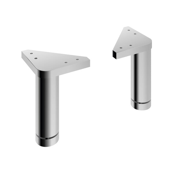 Kapijalad 2tk komplektis, läikiv hõbedane Quickset 318 - Pelipal