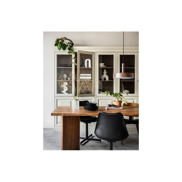 Kreem männipuidust vitriinkapp 105x215 cm Chow - vtwonen-image-1