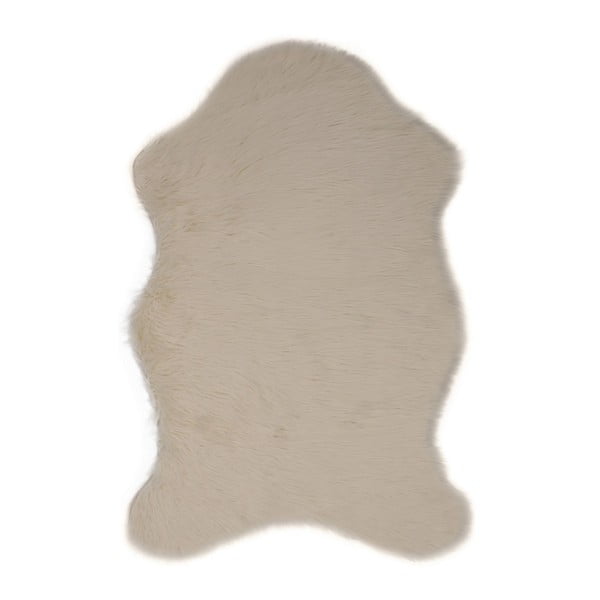 Krémový koberec z umělé kožešiny Pelus Cream, 60 x 90 cm