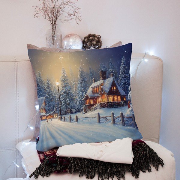 Jõulumotiividega padjapüür 43x43 cm - Mila Home-image-3