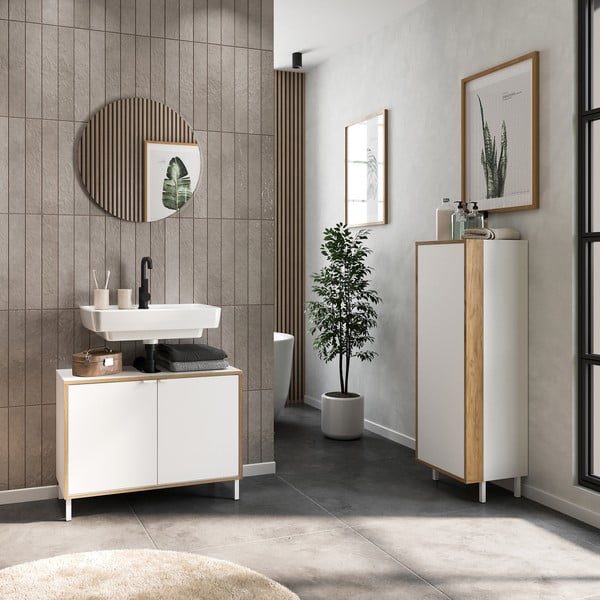 Valge vannitoakomplekt Topeka - Germania-image-2