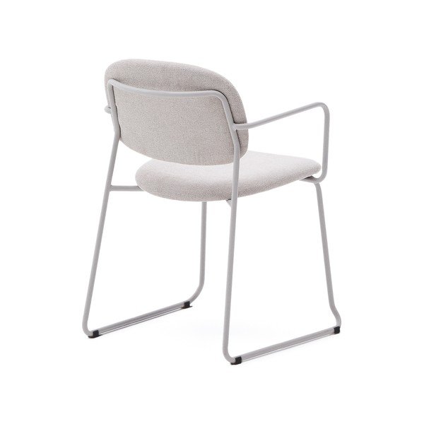 Beež metallist söögitool käetugedega Meli - Kave Home-image-4