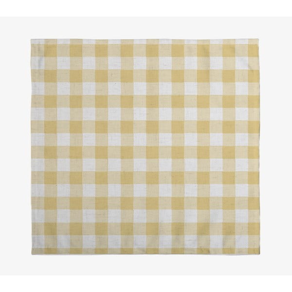 4 linasest salvrätiku komplekt Beige Vichy, 43 x 43 cm - Really Nice Things-image-1