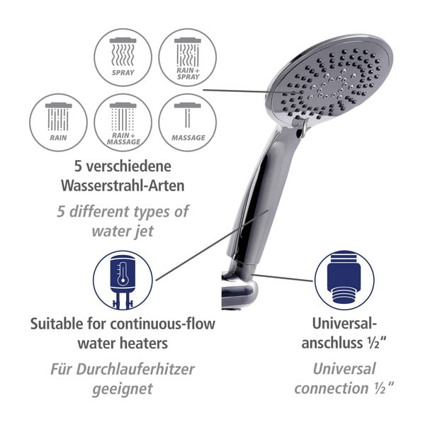 Roostevabast terasest dušikomplekt läikiv hõbedane 66 cm Young - Wenko-image-4