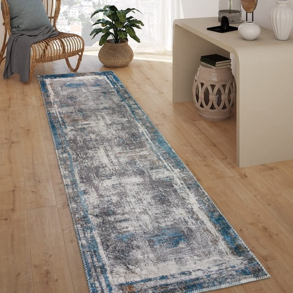 Sinine pestav vaip 80x200 cm Abstract Colors Blue - Vitaus-image-1